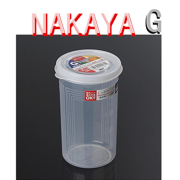 日本 NAKAYA 圆筒形塑料食品储存盒 柱形 保鲜盒 食品存放筒|ruв категории посуда, сохранение контейнер/сохранение продовольственный, сохранение коробка - от Buy2taobao.com для оказания профессиональной услуги покупки агента Taobao