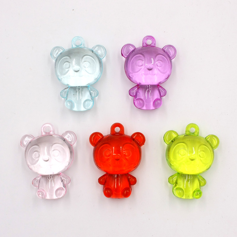 儿童亚克力水晶动物卡通大熊猫吊坠创意首饰编织小孩宝石玩具奖励在类目 玩具/童车/益智/积木/模型, 手工制作/创意DIY, 手工串珠/穿珠/首饰编织中 - 来自Buy2taobao.com提供专业的淘宝代购服务