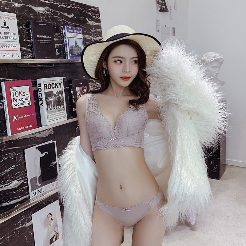 內衣套裝女性惑無鋼圈聚攏小胸內褲壹套蕾絲少女性感夏天文胸乳罩在類目 女士內衣/男士內衣/家居服, 文胸套裝中 - 來自Buy2taobao.com提供專業的淘寶代購服務