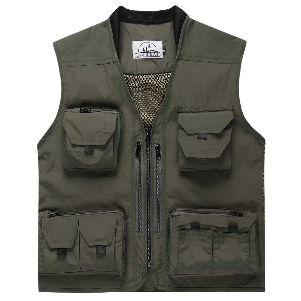 outdoors Photography vest Spring and summer Autumn fishing vest Multiple pockets Wedding celebration advertisement Volunteer Quick drying Vestin the Men's clothing, Vest/Vest category - from Buy2taobao.com to provide professional Taobao agent buy service