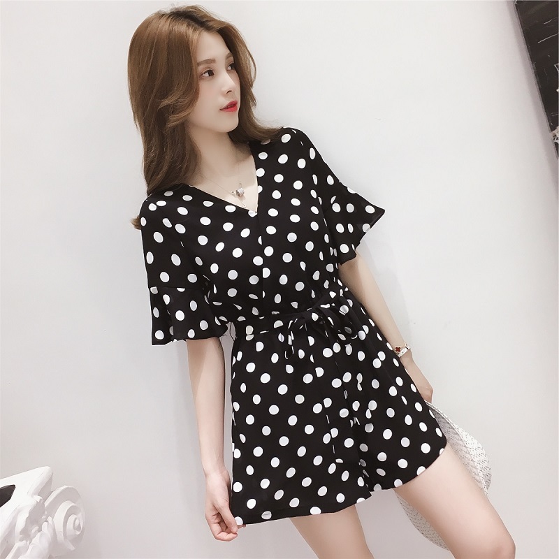 summer Large Women's wear Chiffon Dress Fat sister be wealthy Jumpsuits 200 Show thin suitin the Women's clothing/Boutique , Large size women category - from Buy2taobao.com to provide professional Taobao agent buy service