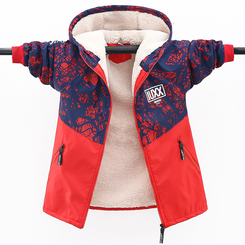 Boys Outerwear spring and autumn 2019 new pattern spring clothes Western style children cotton-padded clothes CUHK thickening Mid length version Windbreaker Plushin the Children/Baby/Family fitted , Cotton-padded jacket/Padded category - from Buy2taobao.com to provide professional Taobao agent buy service