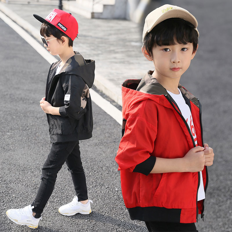 男童迷彩外套春秋2019新款男孩中大童冲锋衣5儿童装夹克7洋气8岁9在类目 童装/婴儿装/亲子装, 外套/夹克/大衣, 夹克/皮衣中 - 来自Buy2taobao.com提供专业的淘宝代购服务