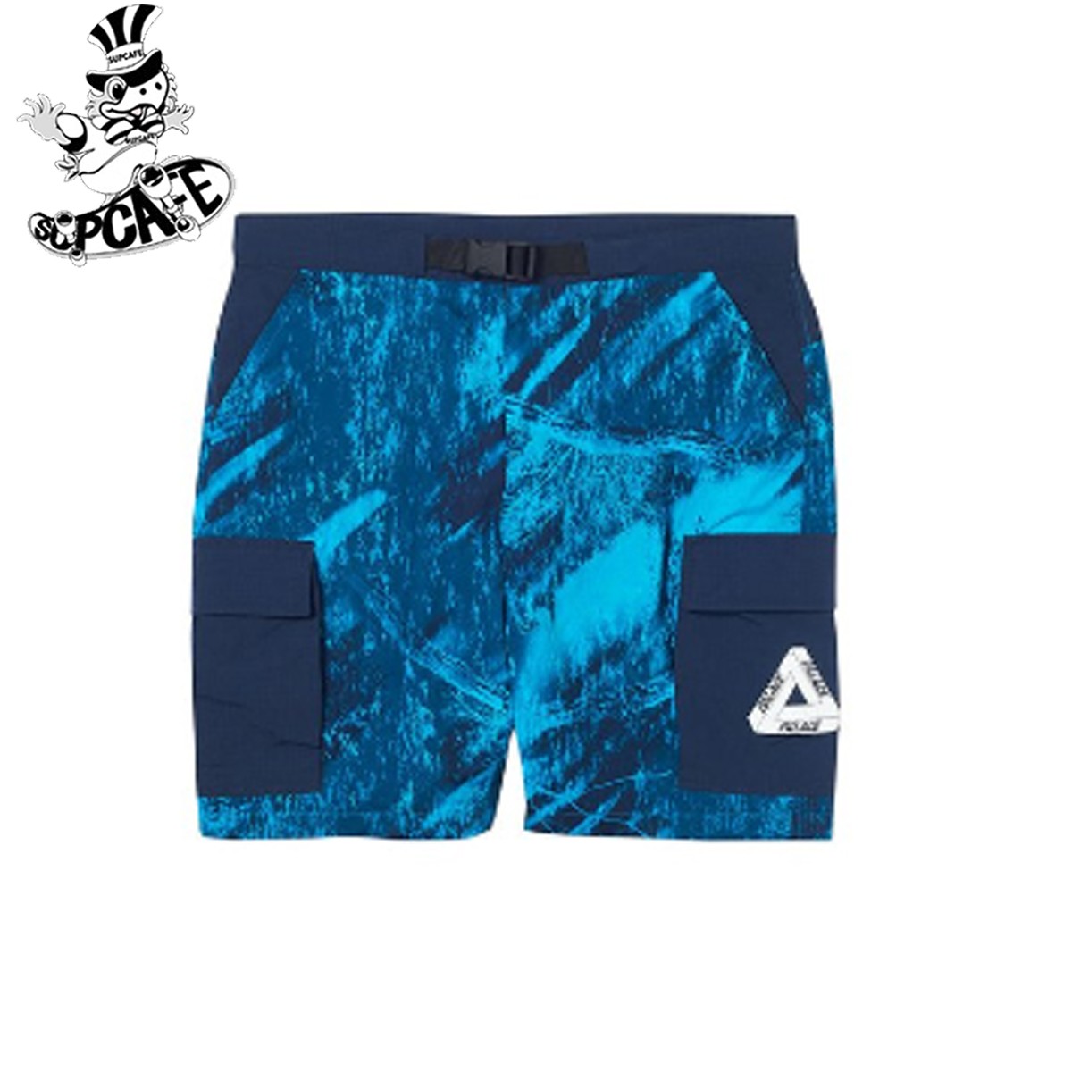 PALACE 现货 19SS ASYMETRIC REAL TREE SHELL SHORTS logo短裤|ruв категории Мужская одежда, брюки - от Buy2taobao.com для оказания профессиональной услуги покупки агента Taobao