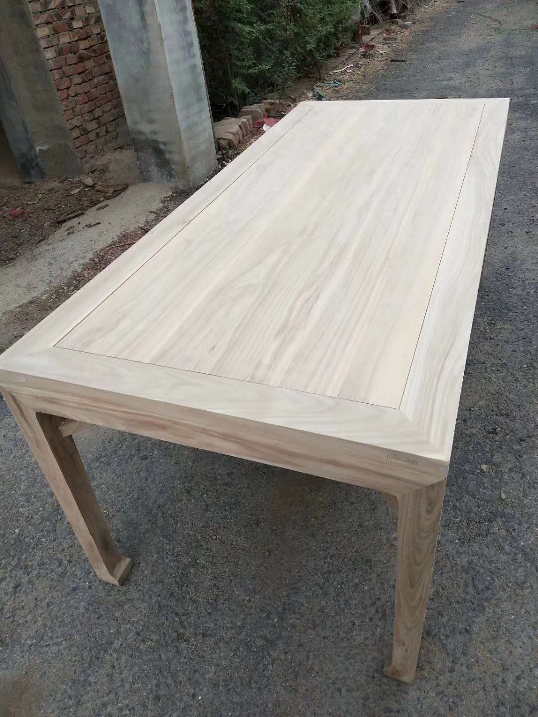 New Chinese style Elm Buddhist mood table furniture Baipi farmland not yet tilled after harvest Tea table Horse's hoof Table furniture Paintin the Residential furniture , Tables , Dining table category - from Buy2taobao.com to provide professional Taobao agent buy service