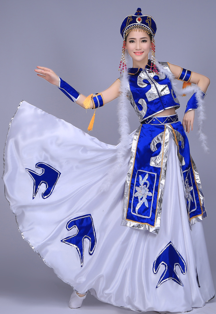 new pattern Mongolian Dance costumes have more cash than can be accounted for Ethnic minority perform Clothes & Accessories Big swing skirt Mongolian gownsin the Women's clothing/Boutique , Costume/National costume/Stage costumes , National costume/Costumes category - from Buy2taobao.com to provide professional Taobao agent buy service