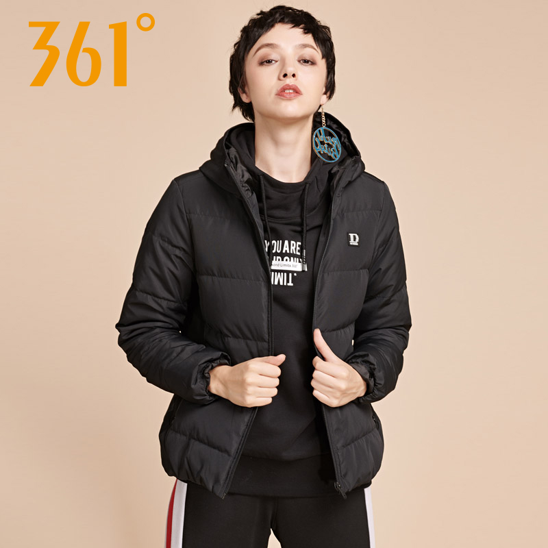 361 Degree Women 2018 winter new pattern Short down jacket 361 winter Hooded Athletic Wear 561849355in the Sportswear/Casual Clothing , Sports jackets category - from Buy2taobao.com to provide professional Taobao agent buy service