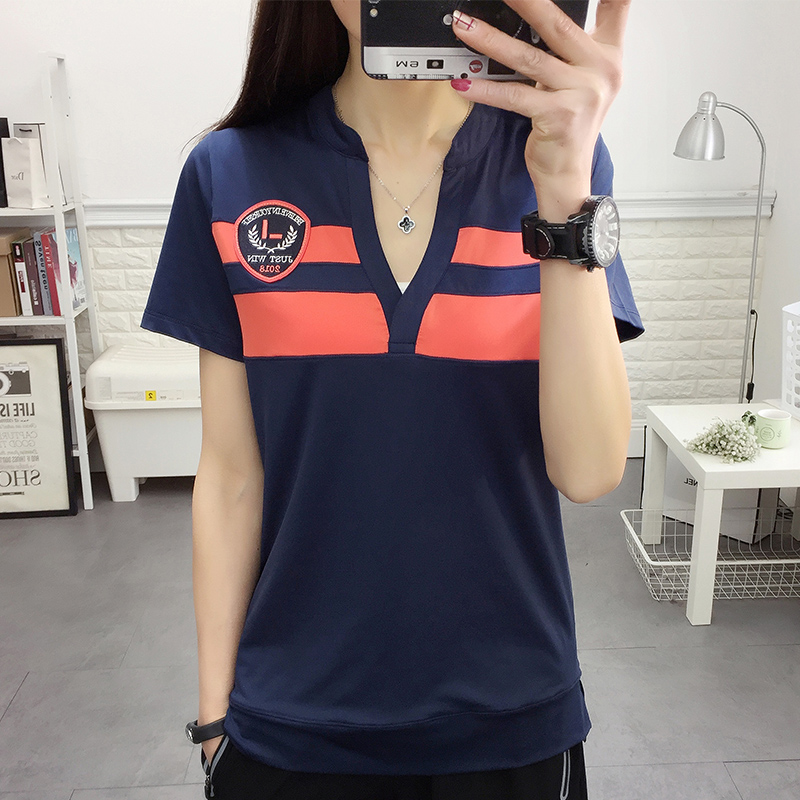 outdoors lady Quick drying Short sleeved summer Bodybuilding on foot Quick-drying Color matching Stand collar Sunscreen Mountaineering half sleevein the Outdoor/Mountaineer/Camping/Travel Goods , Outdoor clothing , Quick-drying underwear , Quick-drying T-shirt category - from Buy2taobao.com to provide professional Taobao agent buy service