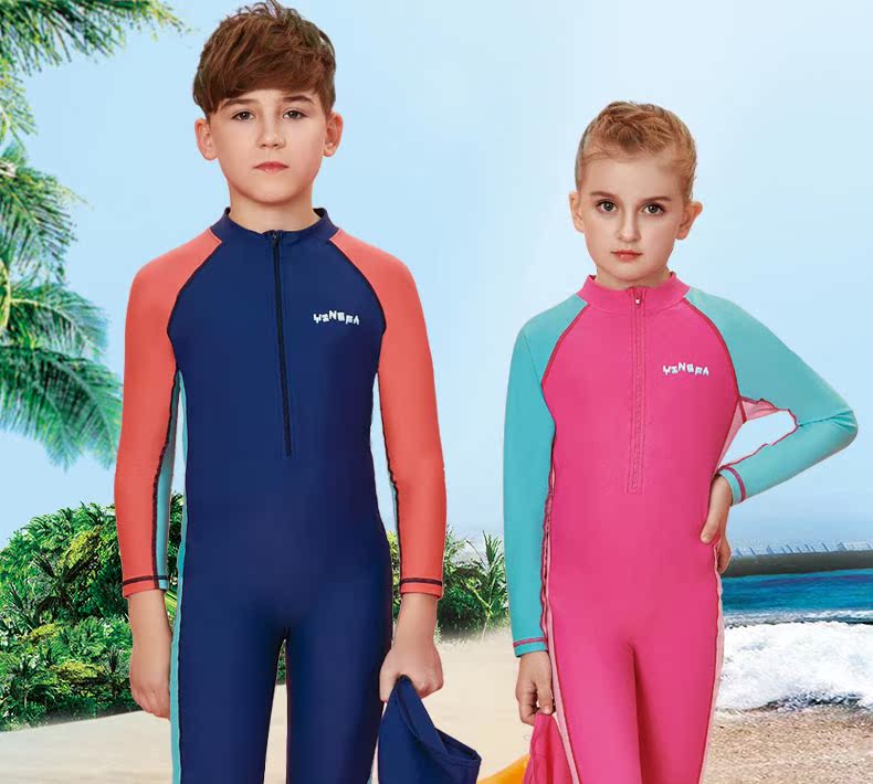 Climax children Swimsuit whole body Conjoined Long sleeve sunshade Cap Snorkeling Boy Swimming suit 0333in the Sports/Yoga/Fitness/Fans supplies , Swim , Children's swimwear/Pants category - from Buy2taobao.com to provide professional Taobao agent buy service