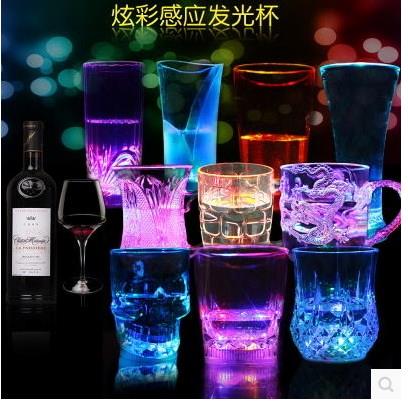 originality luminescence gift Pour Induction glass Colorful Discoloration Flash Wine Glass Funnyin the Home accessories , Creative Jewelry , Funny cup category - from Buy2taobao.com to provide professional Taobao agent buy service