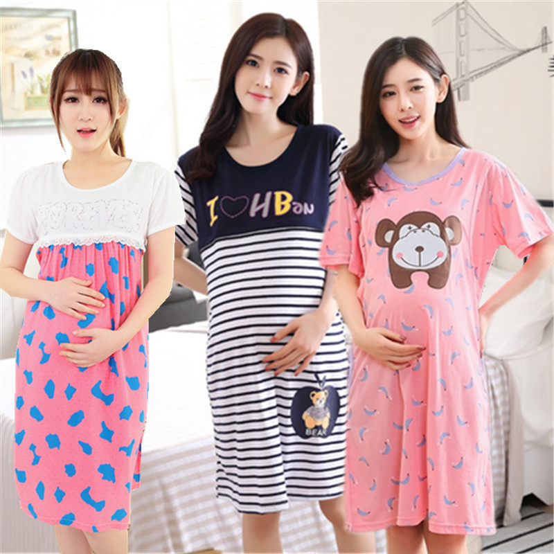 纯棉质月子裙夏季短袖孕妇睡裙可外出月子服产妇哺乳连衣裙家居服在类目 孕妇装/孕产妇用品/营养, 家居服/哺乳装/秋衣裤, 家居裙中 - 来自Buy2taobao.com提供专业的淘宝代购服务