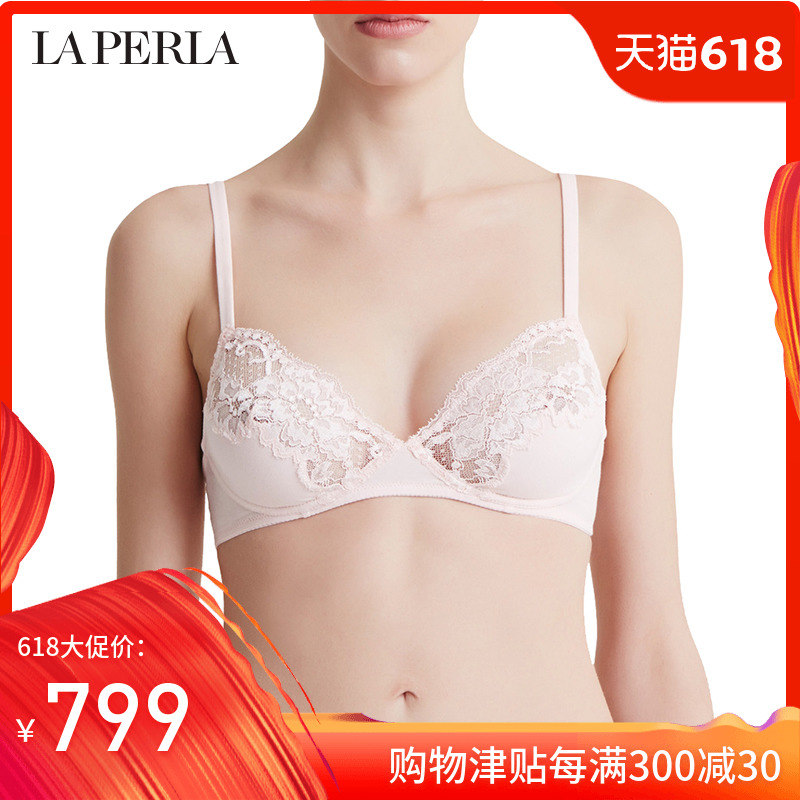 LA PERLA女士SOUPLE'系列新品 花卉刺绣绣花内衣优雅性感透明文胸|ruв категории Нижнее белье, лифчик - от Buy2taobao.com для оказания профессиональной услуги покупки агента Taobao