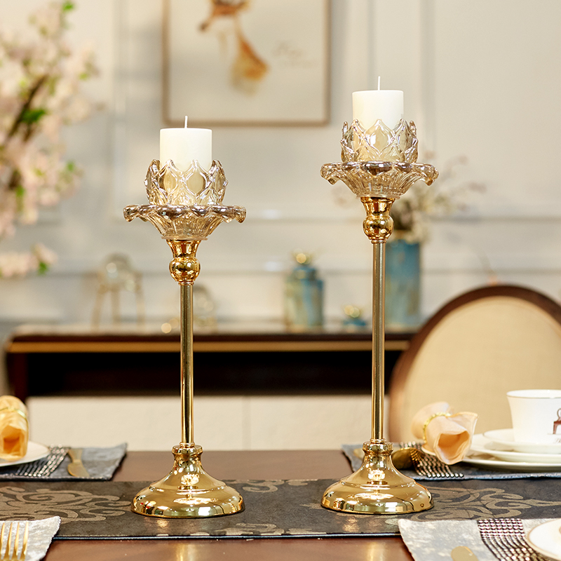 European style Candlestick romantic Candlelight Dinner prop Glass Lotus Candle Holders table household decorate Decorationin the Home accessories , Candle/Candlestick , Candlestick category - from Buy2taobao.com to provide professional Taobao agent buy service