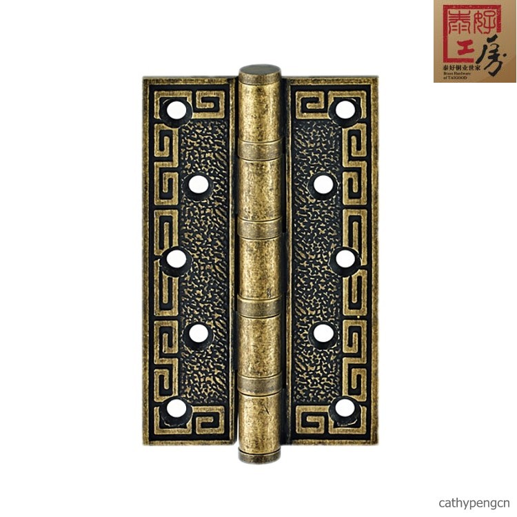 泰好工房泰好铜锁 中式静音带轴承5寸合页全铜门铰链TH-HG305古铜|ruв категории основы строительных материалов, бытовой техники, петли, обычный тип петли - от Buy2taobao.com для оказания профессиональной услуги покупки агента Taobao
