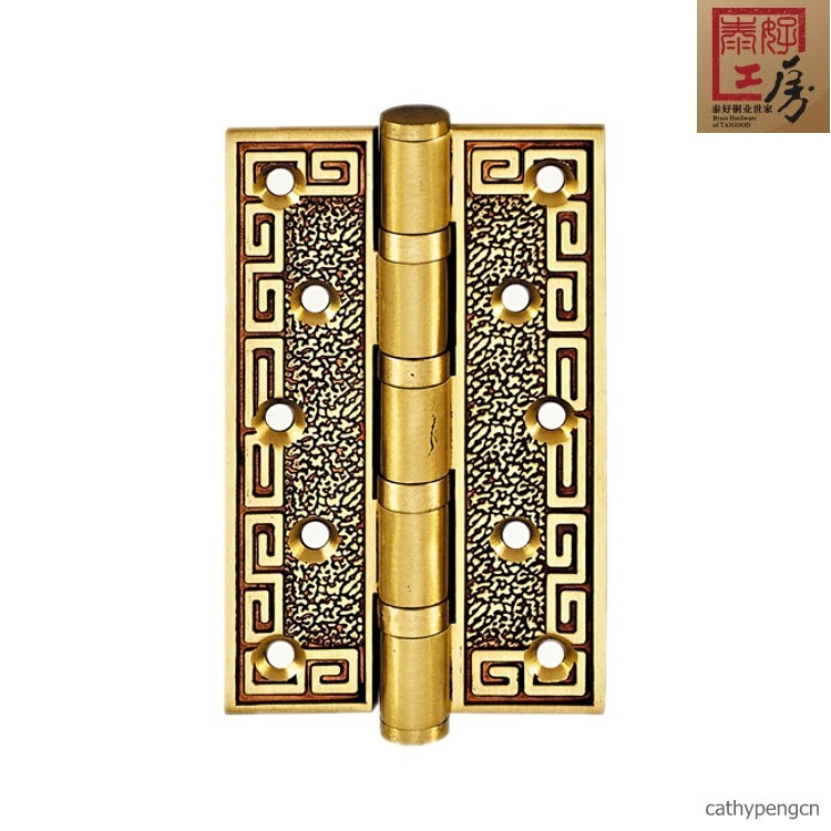 泰好工房泰好铜锁 中式静音轴承5寸合页全铜门铰链TH-HG305玫瑰金|msdalam kategori bahan binaan asas, Home Hardware, hinge, Jenis biasa hinge - dari Buy2taobao.com untuk memberikan perkhidmatan ejen Taobao profesional membeli