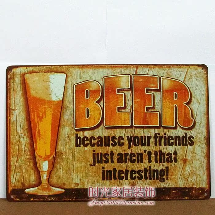 Retro Metal painting bar coffee Restaurant Bedroom wall ornament Wall hanging Home Furnishing decoration Iron artin the Home accessories , Mural category - from Buy2taobao.com to provide professional Taobao agent buy service