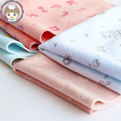 小贝壳婴幼儿0-3个月 宝宝纯棉水晶绒大中小防水双面隔尿垫月经垫