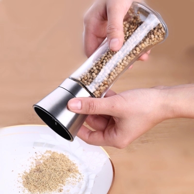 胡椒研磨器手动黑胡椒粉花椒研磨调料盒玻璃调味瓶罐厨房用品家用在类目 厨房/烹饪用具, 厨用小工具/厨房储物, 储物瓶罐/厨房储物器皿, 调味瓶罐中 - 来自Buy2taobao.com提供专业的淘宝代购服务