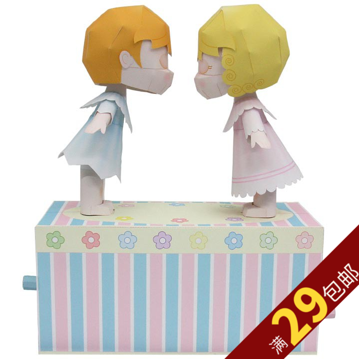 【淘纸阁】可动系列-亲嘴娃娃 Kissing Dolls 3D纸模/纸模型|ruв категории плесень играть/Аниме/вокруг/cos/настольные игры, картонная опалубка/бумажные модели, Другие виды изготовлена - от Buy2taobao.com для оказания профессиональной услуги покупки агента Taobao