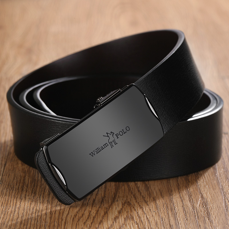 Emperor Paul 2018 new pattern man Belt Automatic deduction genuine leather belt fashion business affairs Youth Waist beltin the Accessories/Leather belt/Hat/Muffler , Belt/Leather belt/Yaolian category - from Buy2taobao.com to provide professional Taobao agent buy service