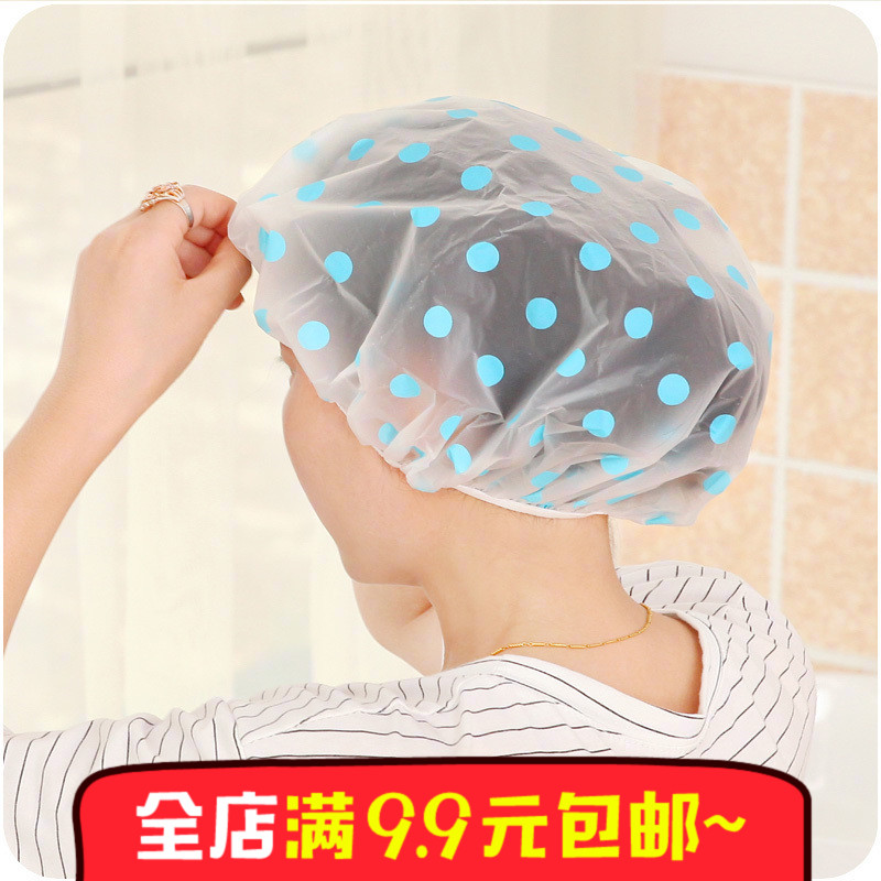 浴帽头套防油烟头发帽子浴室淋浴洗澡防水干发帽塑料成人女款浴冒在类目 家庭/个人清洁工具, 个人洗护清洁用具, 浴帽中 - 来自Buy2taobao.com提供专业的淘宝代购服务