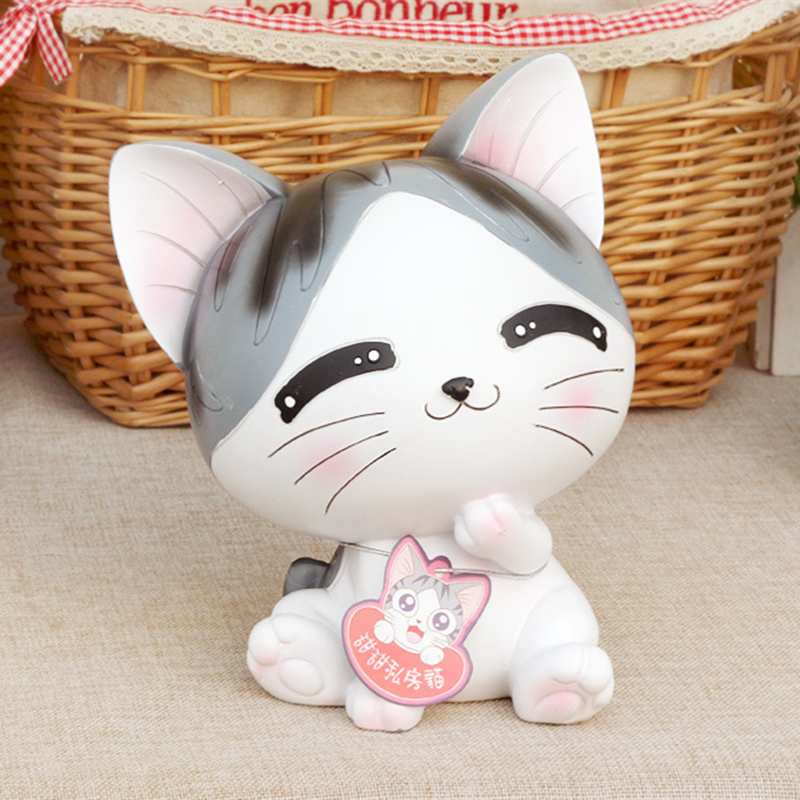 Sweet cat owners Piggy bank Cheese Cat Coin Piggy bank girl student Home Furnishing decorate Decoration Cartoon birthday giftin the Festive supplies/Gift , Gift ideas , Piggy bank category - from Buy2taobao.com to provide professional Taobao agent buy service