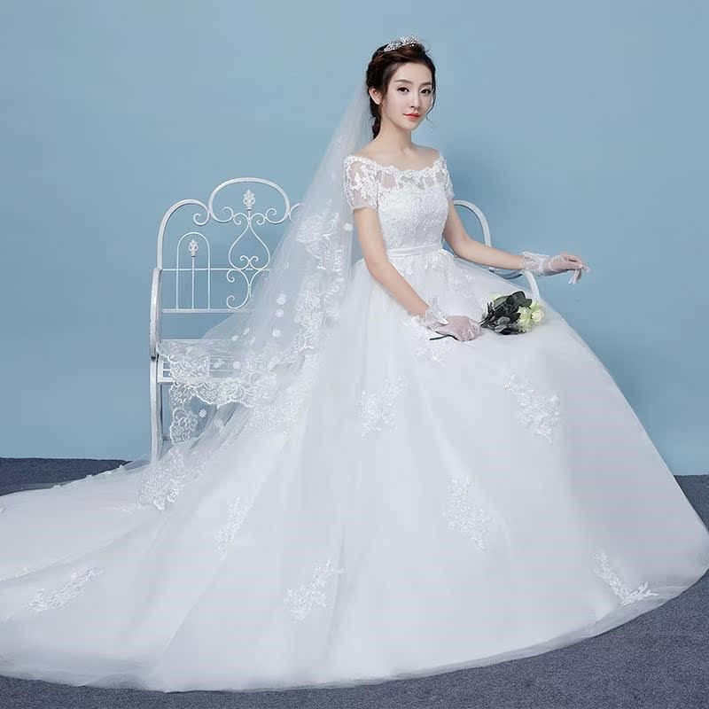 婚纱礼服2018新款 新娘秋冬简约中袖v领 孕妇高腰大码 胖mm200斤|ruв категории Женская одежда, Cвадебные платья, свадебное платье - от Buy2taobao.com для оказания профессиональной услуги покупки агента Taobao