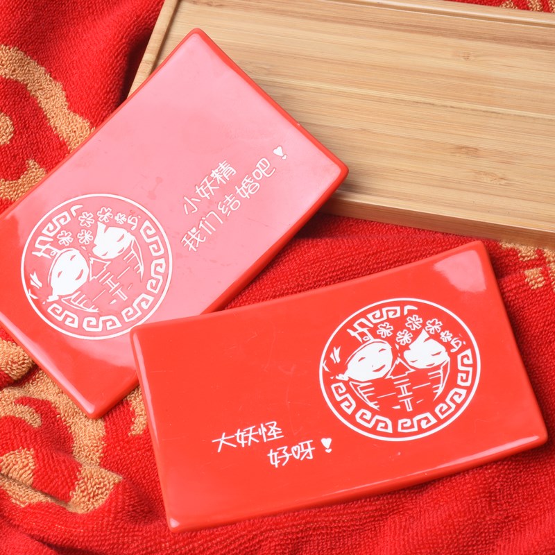 gules soap box originality ceramics Soap holder Wedding celebration marry lovers wedding a pair customized Standsin the Family/Personal Cleaning Tools , Sanitary appliances/Bathroom accessories , Dish category - from Buy2taobao.com to provide professional Taobao agent buy service