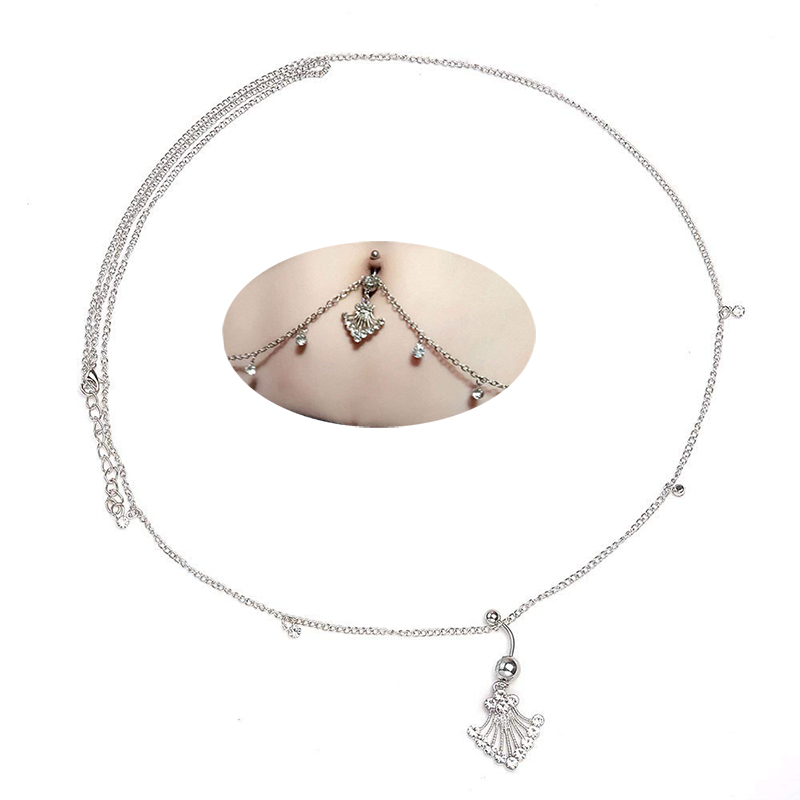 fashion sexy Puncture jewelry Navel ring Waist chain Korean Edition Boutique Umbilical nail Belly button Navel ring Belly Dance Jewelryin the Accessories/Fashion Jewelry, Other Jewelry category - from Buy2taobao.com to provide professional Taobao agent buy service