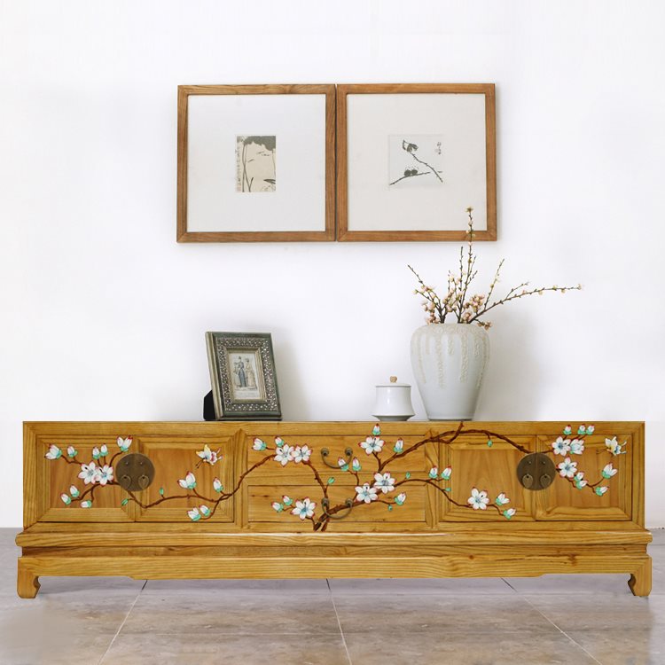solid wood TV cabinet New Chinese style Log Retro Coloured drawing Elm Entertainment Units To fake something antique Do the old a living room decorate Cabinetin the Residential furniture , Cabinet , TV cabinet  category - from Buy2taobao.com to provide professional Taobao agent buy service
