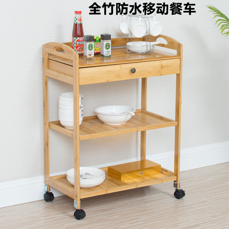 全竹防水餐車酒水車餐廳酒店手推車送餐工具車小推車餐具收集車在類目 商業/辦公傢俱, 餐飲/烘焙傢俱, 餐車中 - 來自Buy2taobao.com提供專業的淘寶代購服務