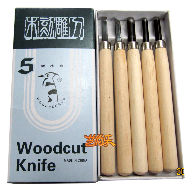 Carving Tools Woodpecker PM125 Woodcut knife 5 sets Carving knife print tool Woodcarving knifein the Hardware/Tool , Hand Tools , Knife , Chisel category - from Buy2taobao.com to provide professional Taobao agent buy service