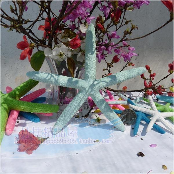 五指树脂海星 婚庆派对墙贴鱼缸地台摆件拍摄道具(浅蓝色)SZ2在类目 家居饰品, 创意饰品, 海螺/贝壳/珊瑚中 - 来自Buy2taobao.com提供专业的淘宝代购服务