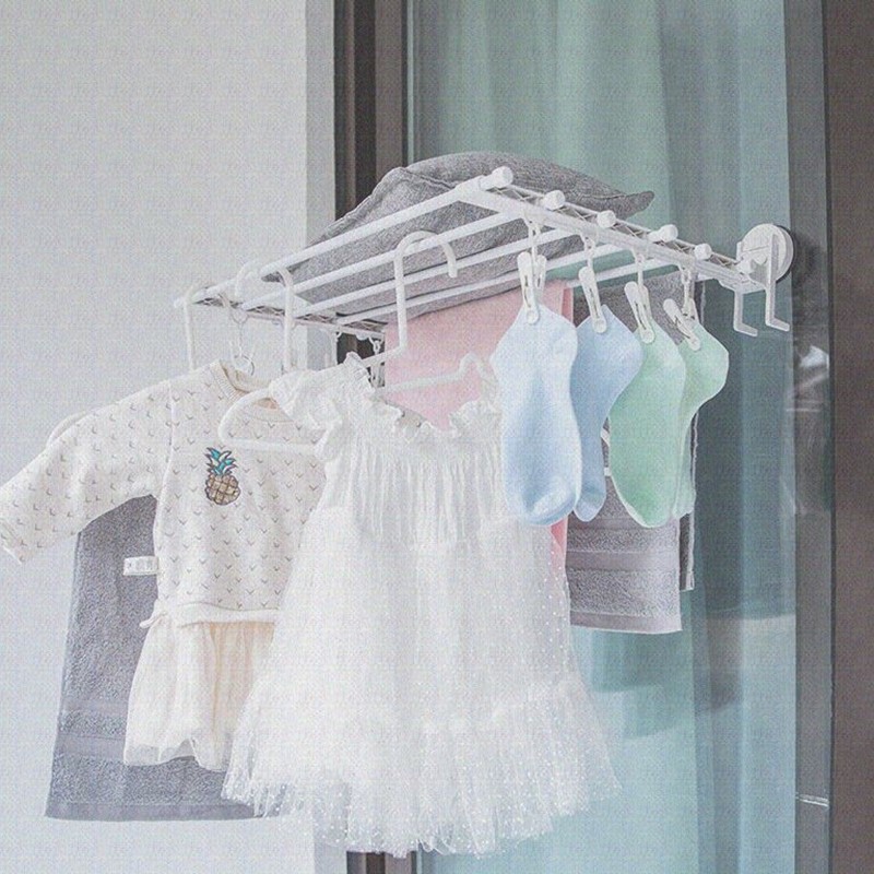 凉晒室外晾衣架伸缩折叠衣服落地折叠晾衣架婴儿网红衣架落地卧室|msdalam kategori penyatuan simpanan, pakaian Wash/Sun/Care Products, A clotheshorse kecil - dari Buy2taobao.com untuk memberikan perkhidmatan ejen Taobao profesional membeli