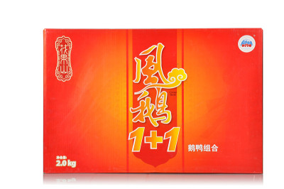 连云港特产 花果山凤鹅/风鹅1 1鹅鸭组合 2公斤装