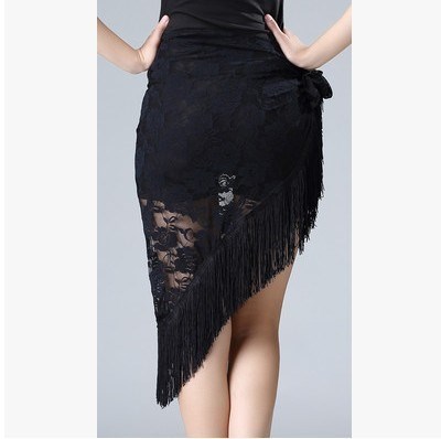 Short skirt Fringed skirt Bandage Yao Jin Latin Accessories black apron Frenum Hip towel Belly Dance Lace dancein the Sports/Yoga/Fitness/Fans supplies , Dance/Aerobics/Gymnastics , Latin , Latin Bottoms category - from Buy2taobao.com to provide professional Taobao agent buy service
