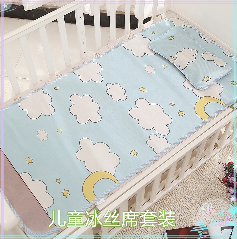 幼儿园凉席儿童冰丝席夏季枕头碳化双面竹席夏季冰丝席在类目 床上用品, 凉席/竹席/藤席/草席/牛皮席中 - 来自Buy2taobao.com提供专业的淘宝代购服务