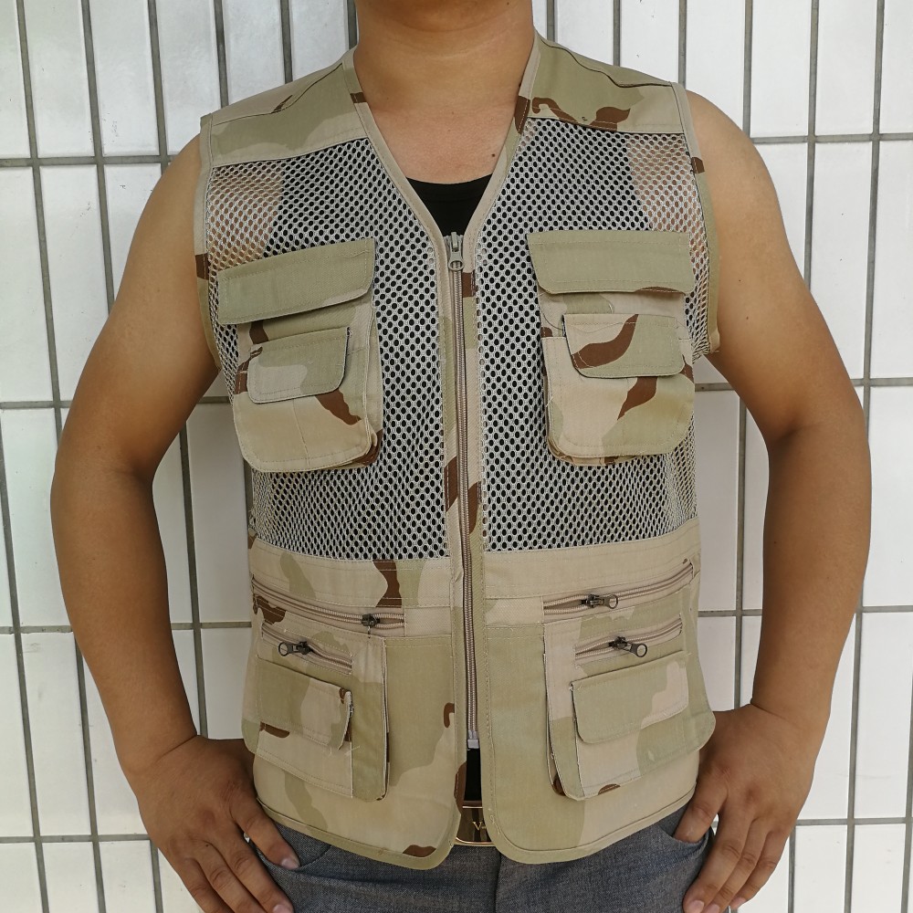 夏季新款网眼马甲男宽松大码户外休闲旅游透气薄马夹钓鱼摄影背心|msdalam kategori Pakaian Lelaki, Vest/Vest - dari Buy2taobao.com untuk memberikan perkhidmatan ejen Taobao profesional membeli