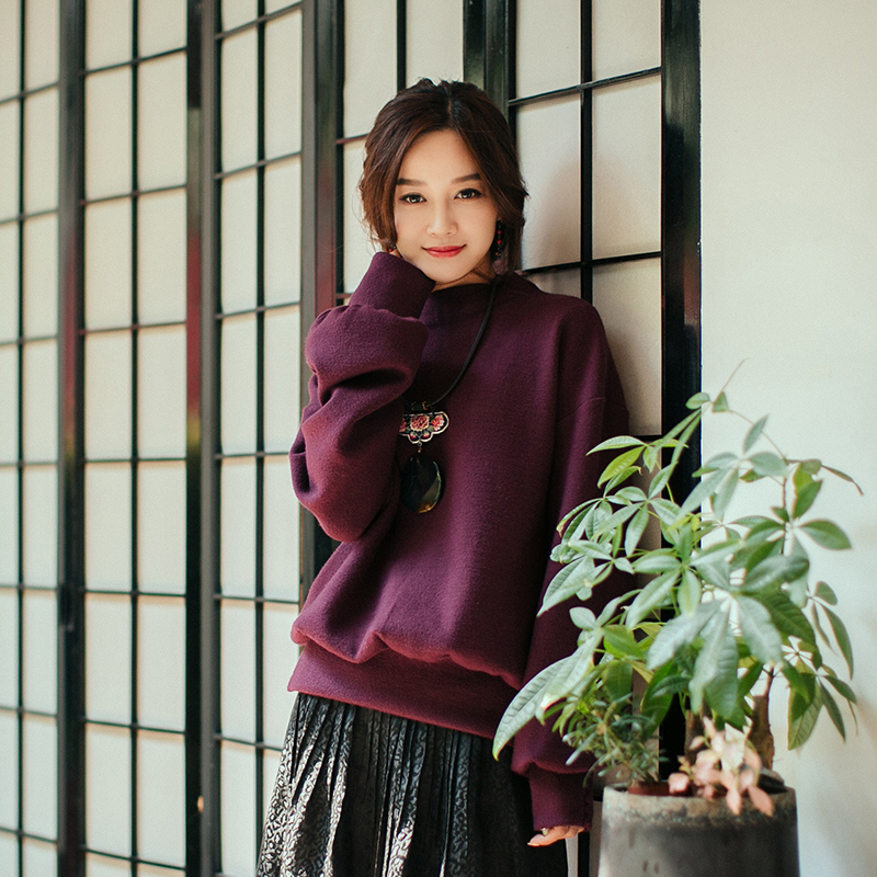 Chu Original brand Just like tender Adidas thickening Two-sided knitting Sheep Plush Casual blousesin the Women's clothing/Boutique , Sweaters category - from Buy2taobao.com to provide professional Taobao agent buy service