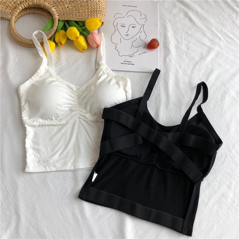 2019 Spring new pattern Korean Edition Versatile sexy back Hollow Cross-belt Primer undergarment covering the chest and abdomen Sternum Underwearin the Play mode/Anime/Periphery/cos/Board games , Cosplay Apparel/Props/Service , Cosplay Women category - from Buy2taobao.com to provide professional Taobao agent buy service