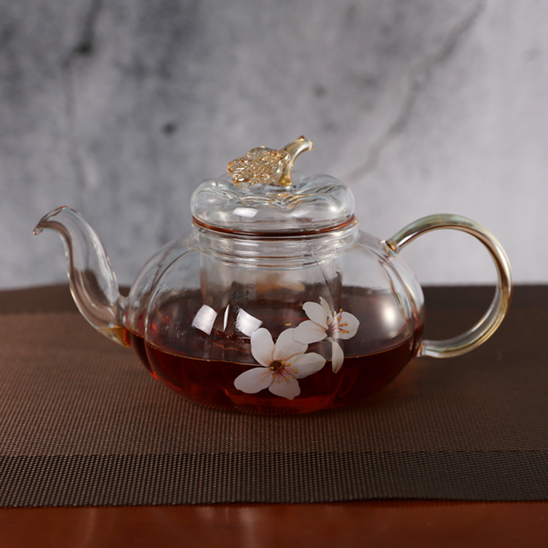 台灣原裝YAMA亞美玻璃茶壺耐熱茶具桐花南瓜如意壺2002Y在類目 餐飲具, 茶具, 茶壺中 - 來自Buy2taobao.com提供專業的淘寶代購服務