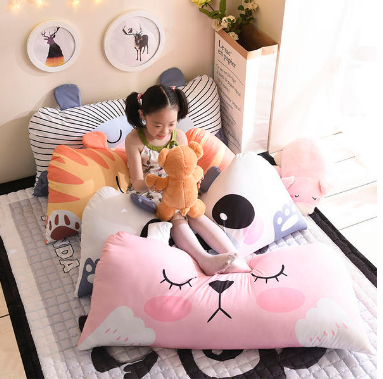 ins Northern Europe Cartoon tiger Pillows children Bedside Anti collision Cushion Pillow Waist protection Tatami Pillow backrest Lumbar pillowin the Home Fabric , Pillow/Pillow category - from Buy2taobao.com to provide professional Taobao agent buy service