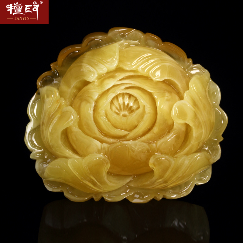 檀印 波羅的海純天然蜜蠟 雕花牡丹 吊墜項墜/女款蜜蠟琥珀項墜在類目 飾品/流行首飾/時尚飾品新, 項墜/吊墜中 - 來自Buy2taobao.com提供專業的淘寶代購服務