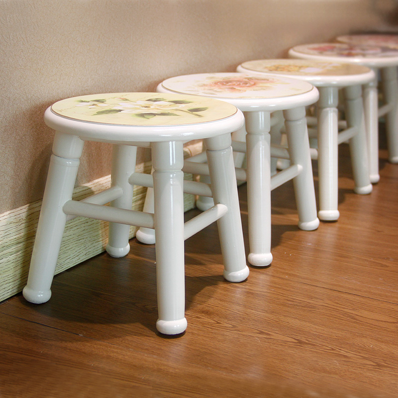 Countryside fashion Home Furnishing Shoe changing stool solid wood Shoes stool European style solid wood Shoe changing stool white stool solid wood Small benchin the Residential furniture , Class Seats , Stools , Huanxie stool category - from Buy2taobao.com to provide professional Taobao agent buy service