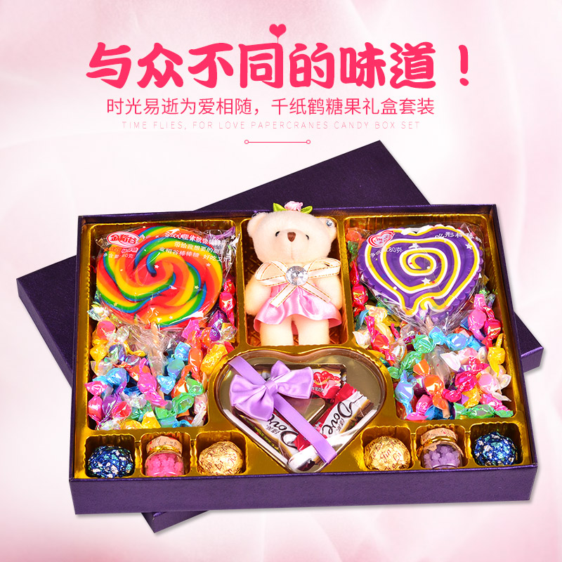 创意棒棒糖超大网红小零食糖果生日德芙巧克力礼盒装送女友女生|ruв категории закуски/орехи/специальность, конфеты/желе/пудинг, конфеты - от Buy2taobao.com для оказания профессиональной услуги покупки агента Taobao