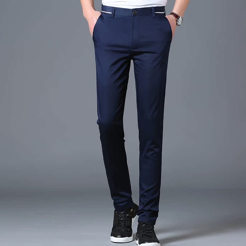 man Solid business affairs leisure time trousers Straight pants A37-1703in the Men's clothing, Casual pants category - from Buy2taobao.com to provide professional Taobao agent buy service