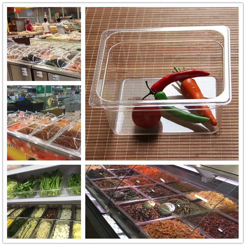 加厚透明份数盆带盖自助餐长方形餐盆方形塑料冰淇淋酱菜盘分餐盆|ruв категории коммерческий/офисная мебель, полки/витрина, шельфа Приложение - от Buy2taobao.com для оказания профессиональной услуги покупки агента Taobao