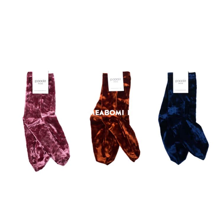 5折不退换 bomeabomi 现货 paade mode FW18 百搭天鹅绒/丝绒袜|msdalam kategori Kanak-kanak/Bayi/Keluarga dipasang, sarung kaki kanak-kanak (0-16 tahun) - dari Buy2taobao.com untuk memberikan perkhidmatan ejen Taobao profesional membeli