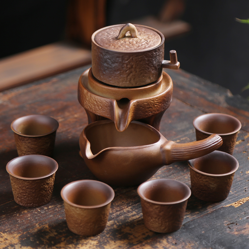 仿古陶瓷家用茶具套装半全自动懒人防烫泡茶器创意紫砂茶壶泡茶在类目 餐饮具, 茶具, 功夫茶具中 - 来自Buy2taobao.com提供专业的淘宝代购服务
