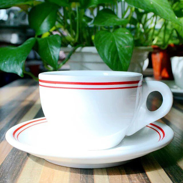 咖啡店家用经典红边 港式奶茶杯套装 咖啡杯 茶餐厅港式奶店专用|ruв категории посуда, кофе, кофе - от Buy2taobao.com для оказания профессиональной услуги покупки агента Taobao